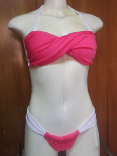 BIQUÍNI TRANÇADO BICOLOR